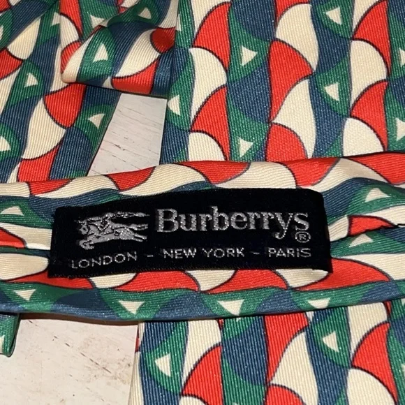 Burberry silk tie - Picture 2 of 4